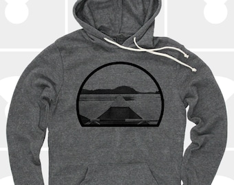 Hoodie, Canoe, Camping Shirt, Mens Hoodie, Womens Clothing, Hiking Shirt, Sweatshirt, Pullover Hoodie, Unisex Hoodie, Kayak, Fishing Shirt