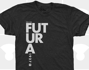 Futura II, Men's T Shirt, Typography, Funny TShirt, Christmas Gift Designer, Dad, Son, Boyfriend, Husband, Coworker, Typography Gift