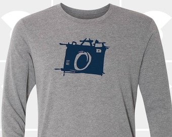 Sketch Camera - Unisex Long Sleeve Shirt