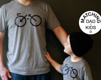 Matching Dad and Me Shirts - Bike