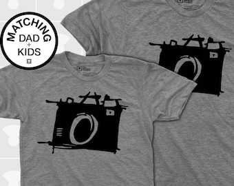 Matching Dad and Me Shirts - Sketch Camera