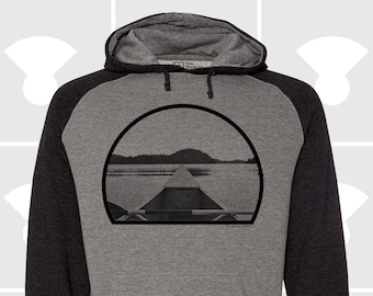 Canoe - Men's Hooded Pullover Raglan Sweatshirt