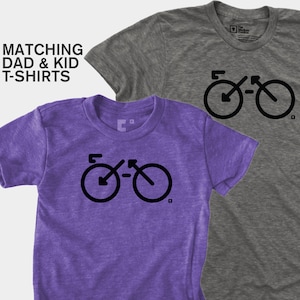 Father Son Matching Shirts - Bike Shirt - Dad and Baby Shirts
