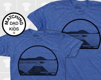 Dad Gift, Father Son Matching Shirts, Dad and Me Shirt, Canoe, Matching Shirts, Matching Dad Son, Daddy Daughter Shirts, Dad Baby Matching