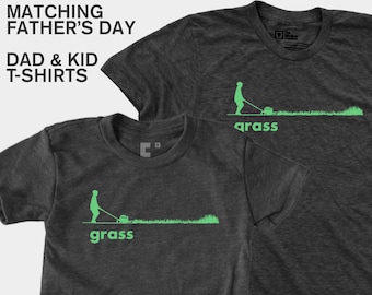 Daddy and Me Shirts - Grass