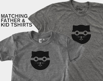 Matching Dad and Me Shirts - Bandit Watson the Cat