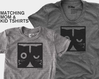 Dueling Watson the Cat - Matching Shirts (Women & Kid)