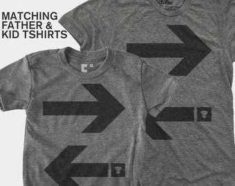 Matching Dad and Me Shirt - Arrows