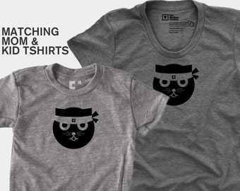 Kung Fu Watson the Cat - Matching Shirts (Women & Kid)