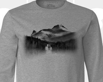 Banff - Lake Louise Mountain Time Long Sleeve T Shirt