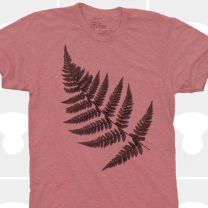 Men's Fern T-Shirt, Flora and Fauna, Plant Shirt, Botanical, Floral image 2