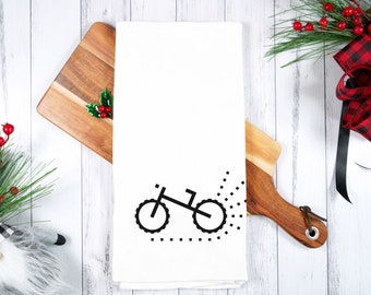 Mountain Bike Tea Towel