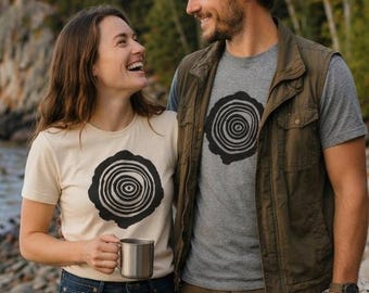 Tree Rings T-Shirt | Hand Screen Printed Graphic Tee