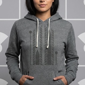 Customizable XC Ski Hoodie | Women's Soft Nordic Mid-Layer | Personalize for Ski Trip