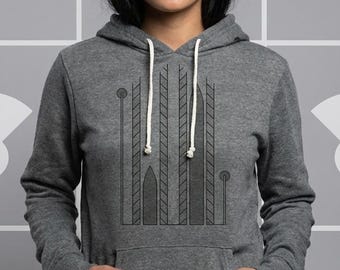 Customizable XC Ski Hoodie | Women's Soft Nordic Mid-Layer | Personalize for Ski Trip