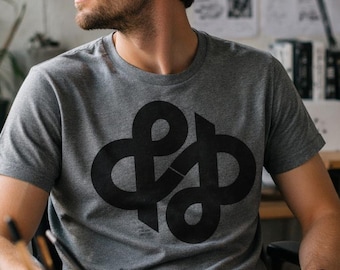 Ampersand Typography Unisex T-Shirt | Minimalist Graphic Crewneck Tee