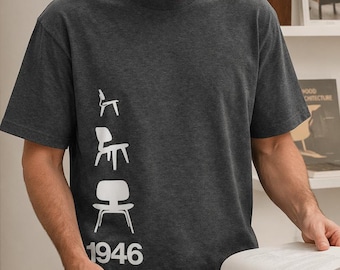 Men's Eames Chair T-Shirt | Mid-Century Modern Architect Gift