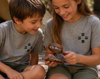 Kids Cat Shirt Scout Badge | Watson the Cat Funny Feline Youth T-Shirt