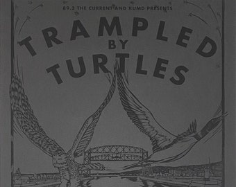 TRAMPLED BY TURTLES - gig Poster - Duluth, Minnesota 2019, tbt