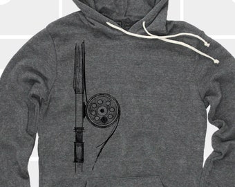 Fly Fishing Rod - Unisex Hoodie