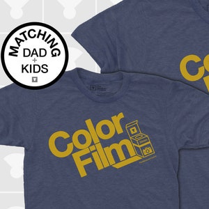 Father Son Matching Shirts - Camera - Camera Shirt - Dad and Baby Matching Shirts - Dad Gift - Color Film