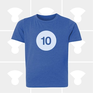 Birthday Shirt - 10th Birthday - Tenth Birthday - Boys Birthday Shirt - Girls Birthday Shirt - 10th Birthday Gift - Glow in the Dark - 10