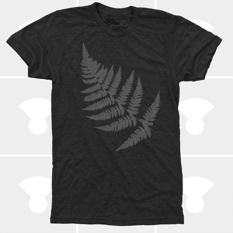 Men's Fern T-Shirt, Flora and Fauna, Plant Shirt, Botanical, Floral image 1