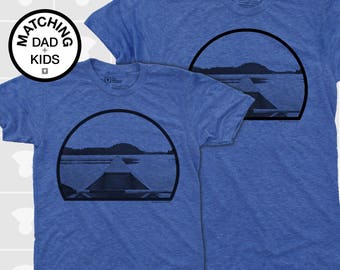 Dad & Me Matching Shirts: Canoe