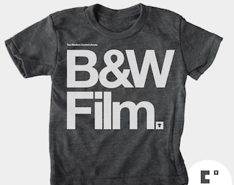 Black & White Film - Boys and Girls Unisex TShirt