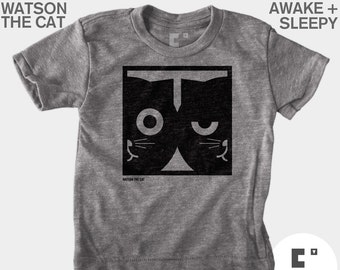 Dueling Watson the Cat - Boys & Girls Unisex TShirt