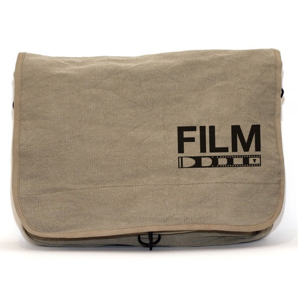 Messenger Bag - Film - Lightweight Khaki Canvas Bag