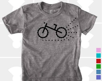 Mountain Bike Shirt - Dirt Bike - Boys and Girls Clothing - Baby, Toddler, Youth Graphic Tee - Biking Gift - Bicycle - Cycling Shirt - MTB