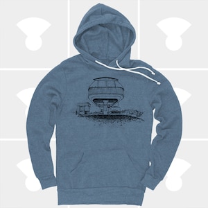 Summit Chairlift Sweatshirt - Hand Illustrated - Ski & Snowboard - Unisex Hoodie