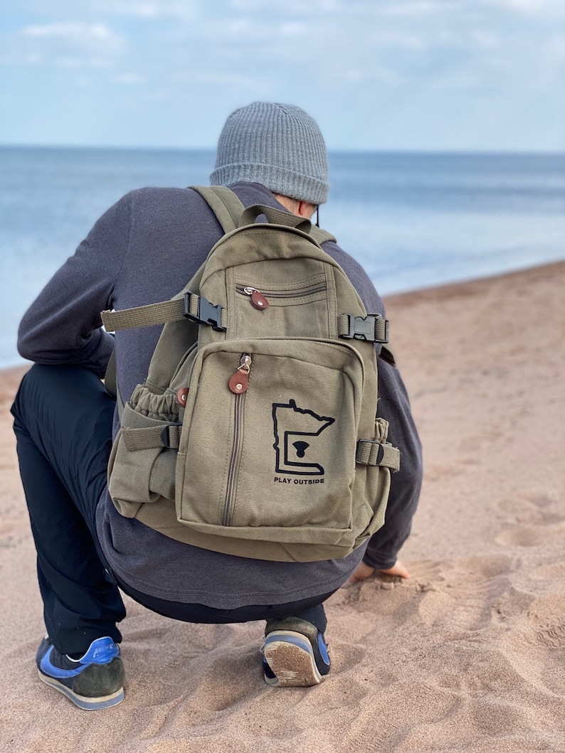 Backpack Sailboat Canvas Backpack Adventure Backpack Travel Etsy