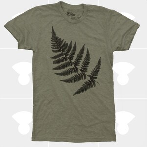 Men's Fern T-Shirt, Flora and Fauna, Plant Shirt, Botanical, Floral image 3