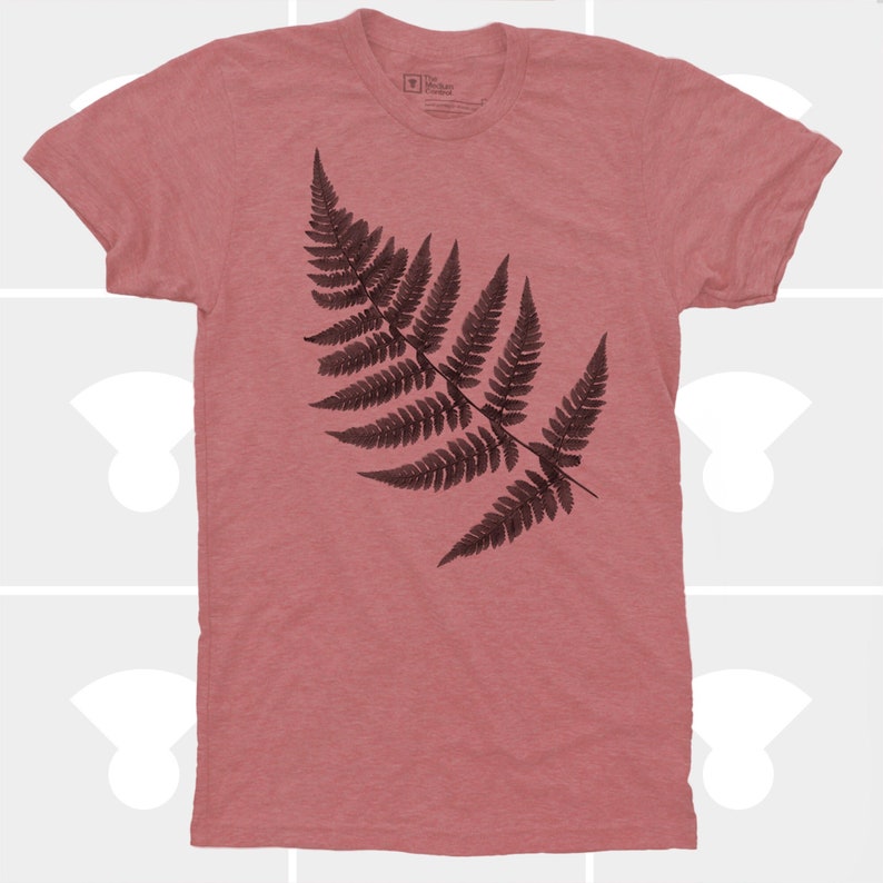Men's Fern T-Shirt, Flora and Fauna, Plant Shirt, Botanical, Floral image 2
