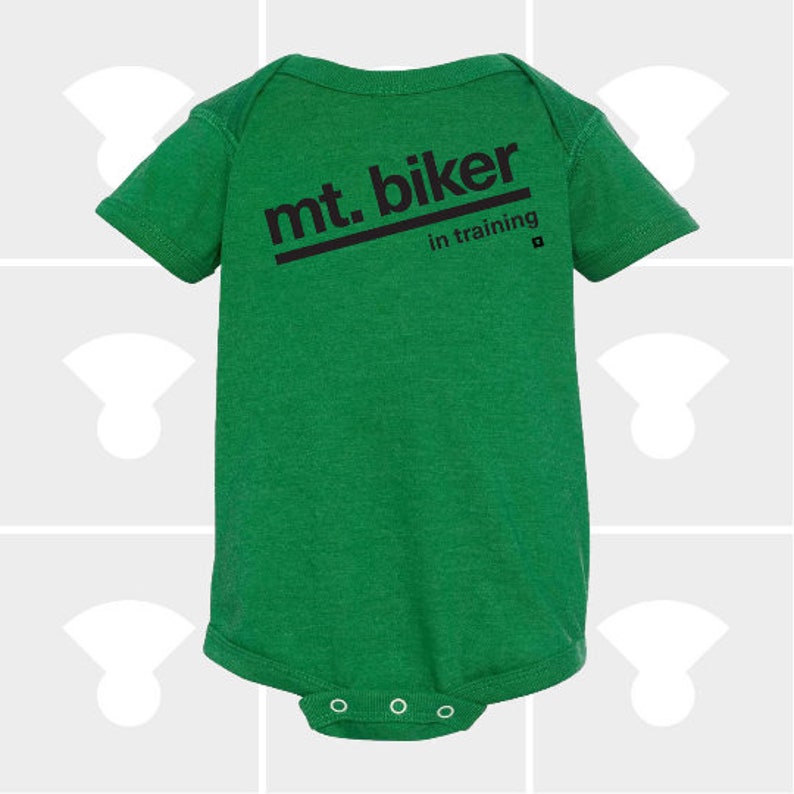 Baby Bike Shirt Funny Bodysuit Baby Shower Gift Personalized Bodysuit Biking Gift Mountain Biker In Training