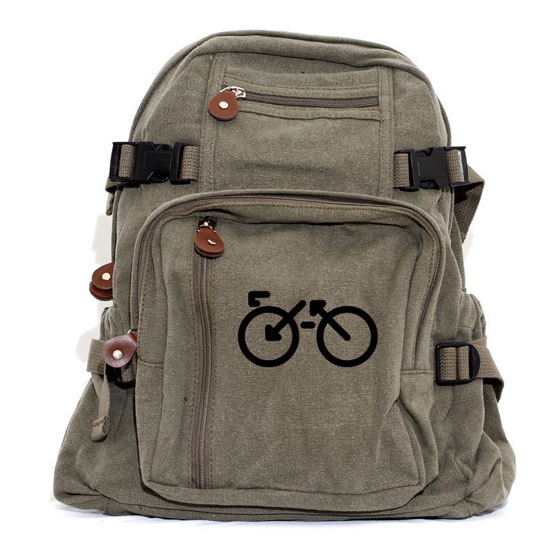 Backpack, Canvas Backpack, Hiking Backpack, Adventure, Small Backpack, School Backpack, Backpack Men, Backpack Women, Travel Bag, Tree Rings Bike