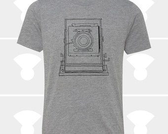 Hand Drawn Field Camera Women's T-Shirt | Analog Photography Gift