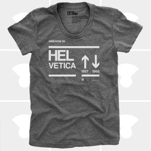 Helvetica Shirt, Christmas Gift for Women, Friend, Co-Worker, Graphic Designer, Women's Funny Shirt, Typography, Women's Clothing, TShirt image 5