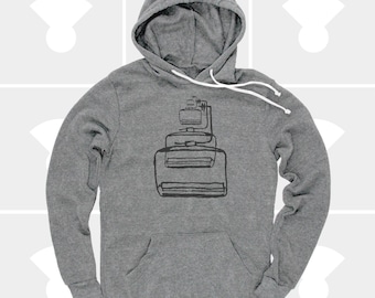Chairlift Rise Mountain Hoodie | Hand Drawn Skiing Pullover Sweatshirt