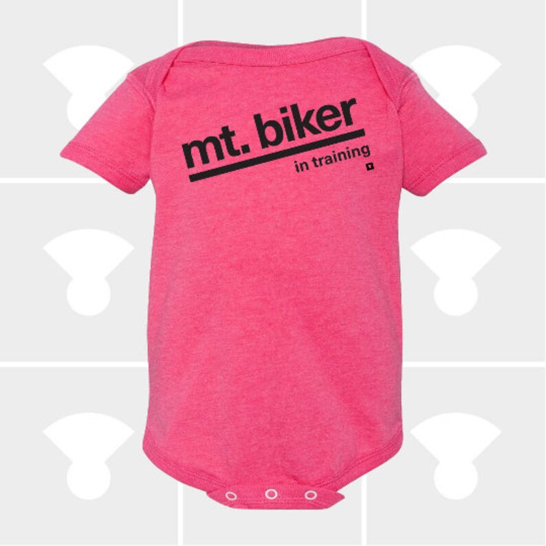 Baby Bike Shirt Funny Bodysuit Baby Shower Gift Personalized Bodysuit Biking Gift Mountain Biker In Training