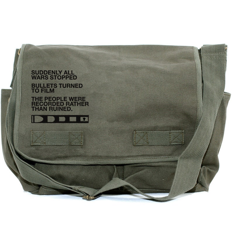 large canvas messenger bag