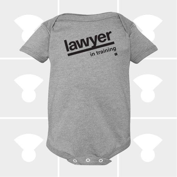 lawyer baby onesie