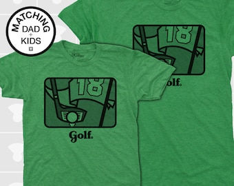 Matching Dad and Me Shirts - Golf