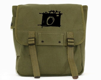 Sketch Camera - Simple Canvas Backpack