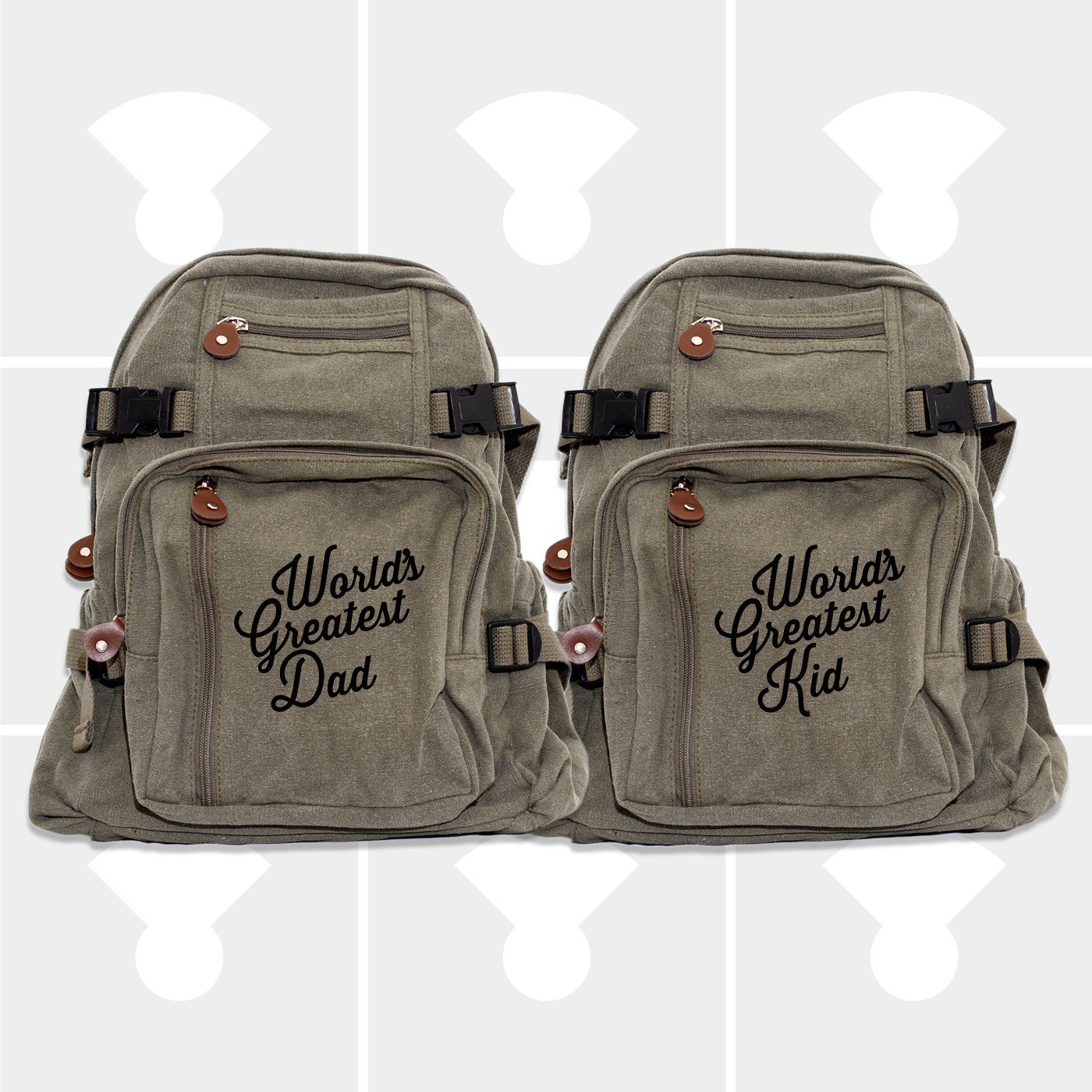 Mochila el papa mas grande del mundo padre hijo regalo de papa hija regalo de papa dia del padre personalizado bolsa de panales mochila de lona papa y yo Etsy Mexico