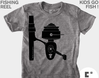 Fishing Reel - Boys & Girls Unisex Shirt