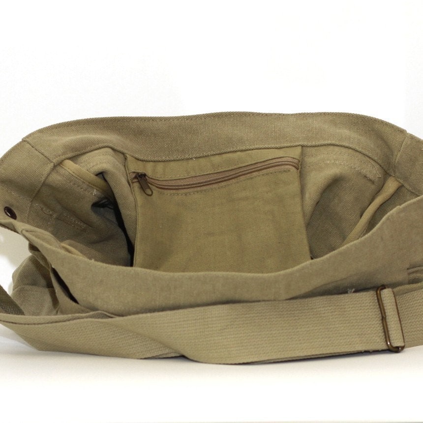 Canvas Messenger Bag Custom Messenger Bag Men & Women's Messenger