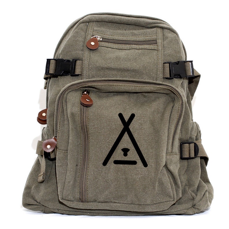 Backpack, Canvas Backpack, Hiking Backpack, Adventure, Small Backpack, School Backpack, Backpack Men, Backpack Women, Travel Bag, Tree Rings Tent